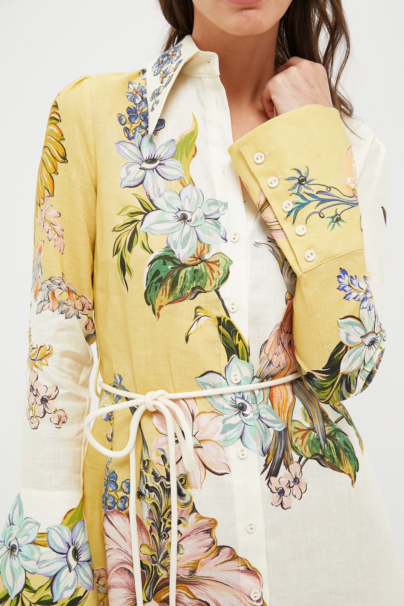 Multi Oleander Mini Dress