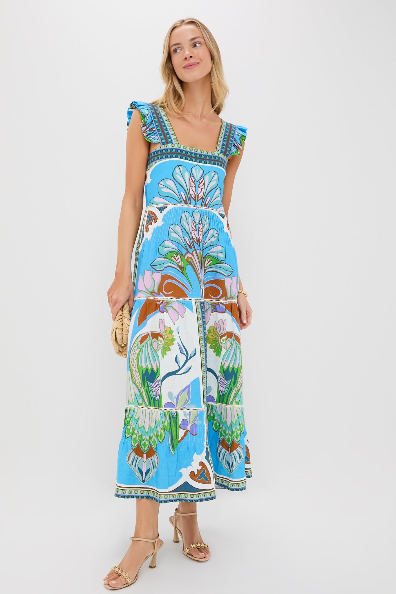 Blue Multicolor Sybill Dress