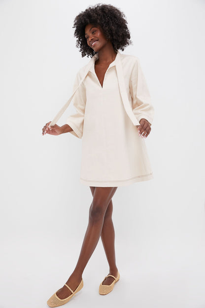 Ecru Denim Marsella Dress