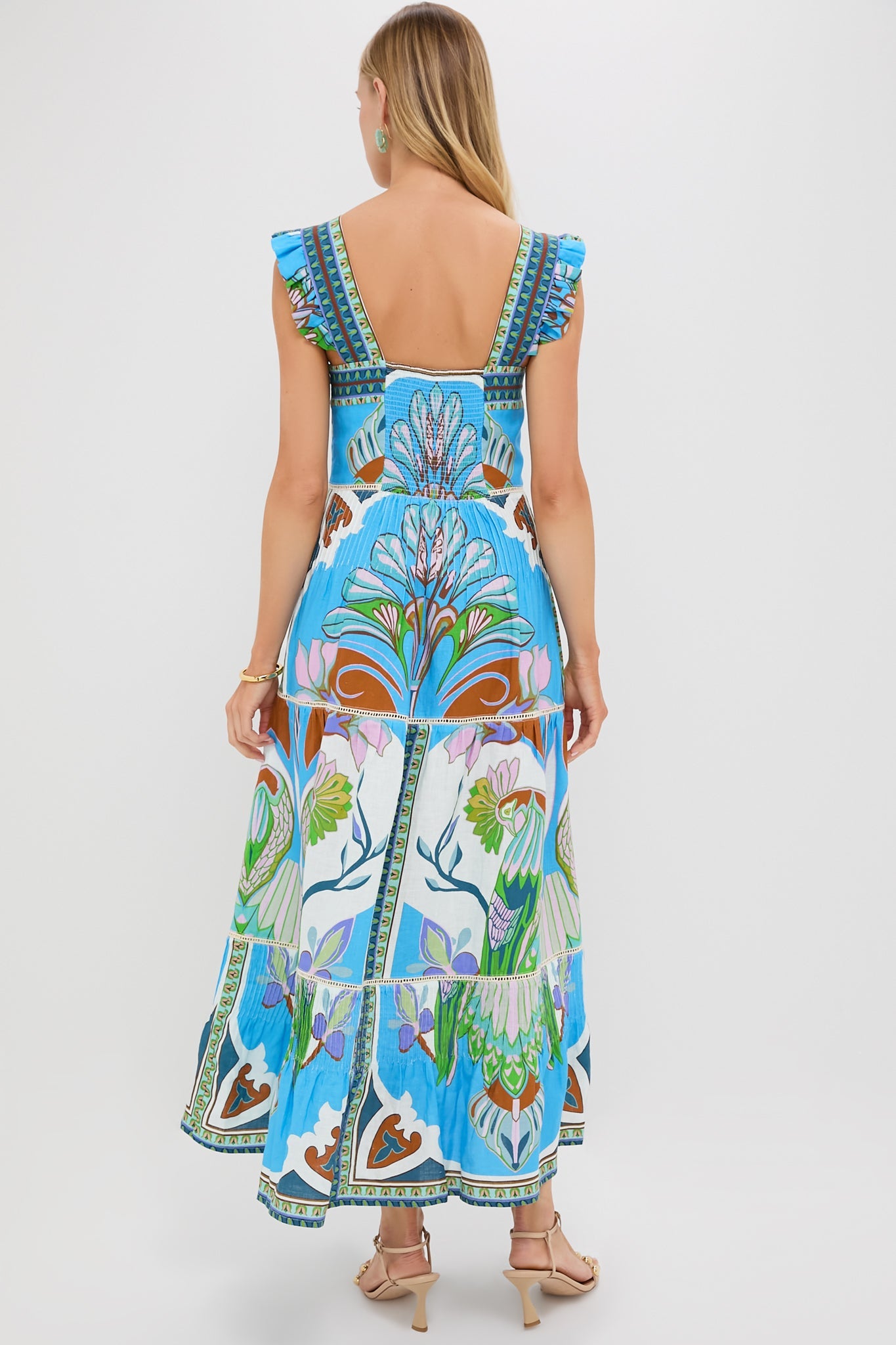 Blue Multicolor Sybill Dress