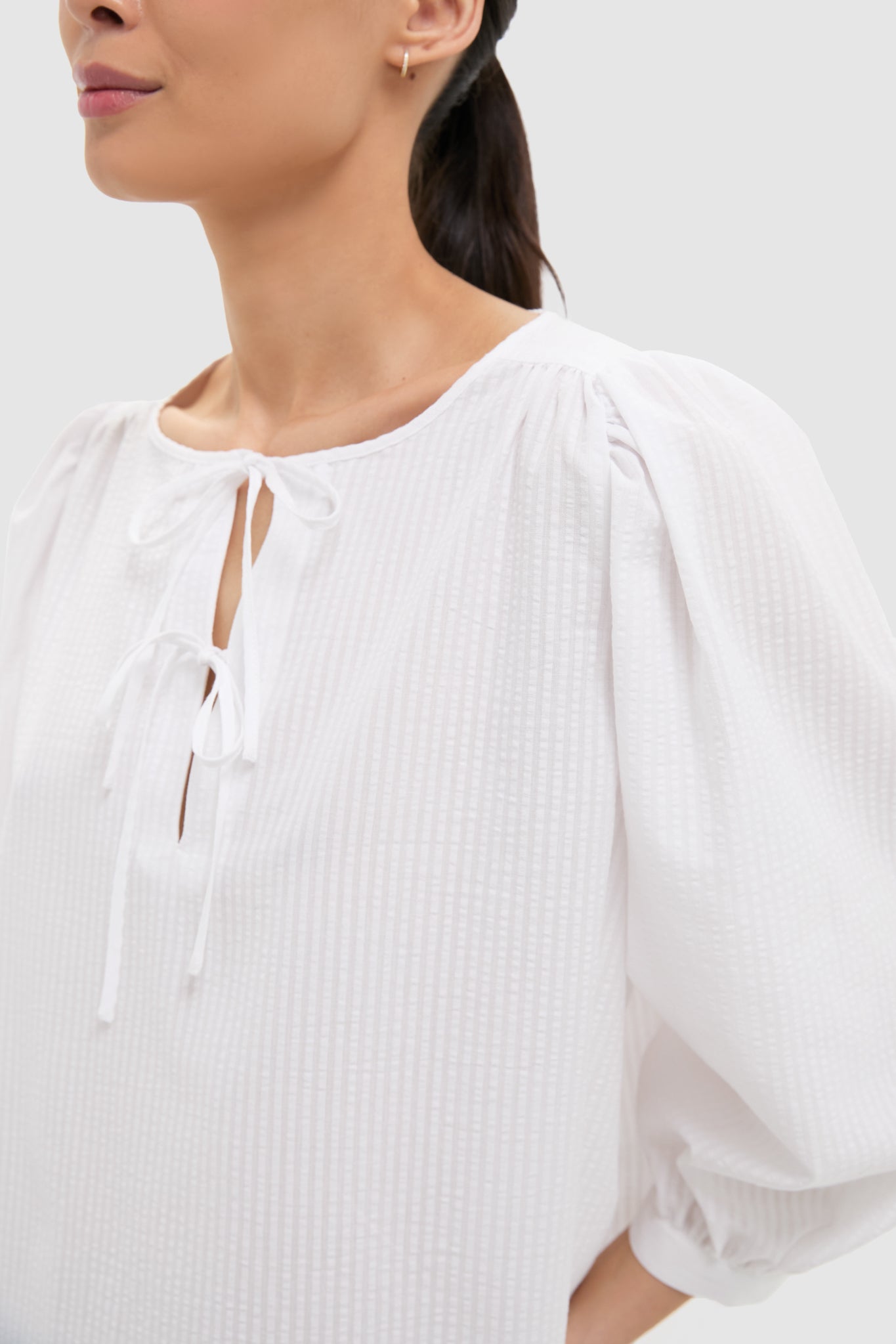 White Tie Josephine Blouse