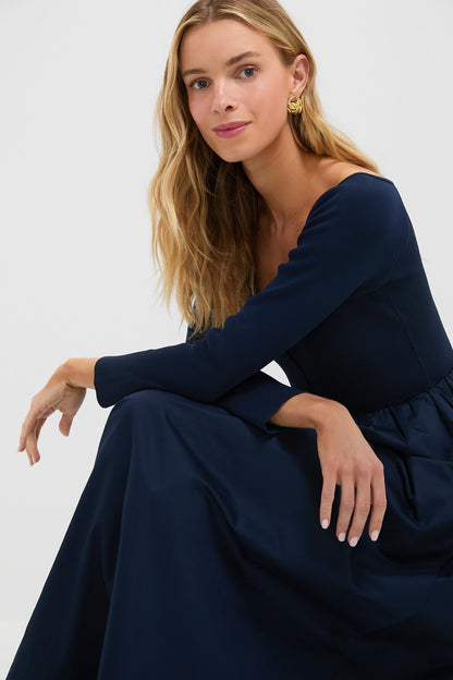 Navy Clea Dress