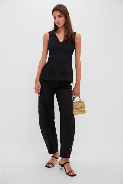 Black Romeo Trousers