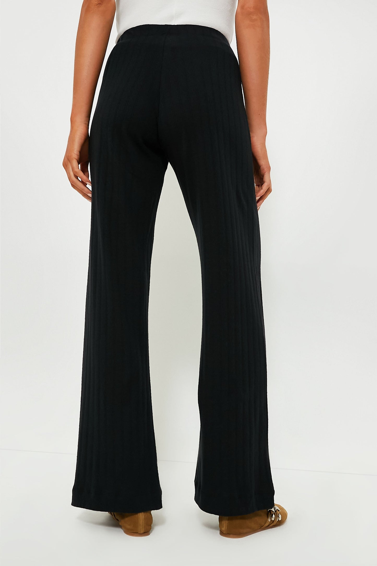 Black Pointelle Boxer Pant