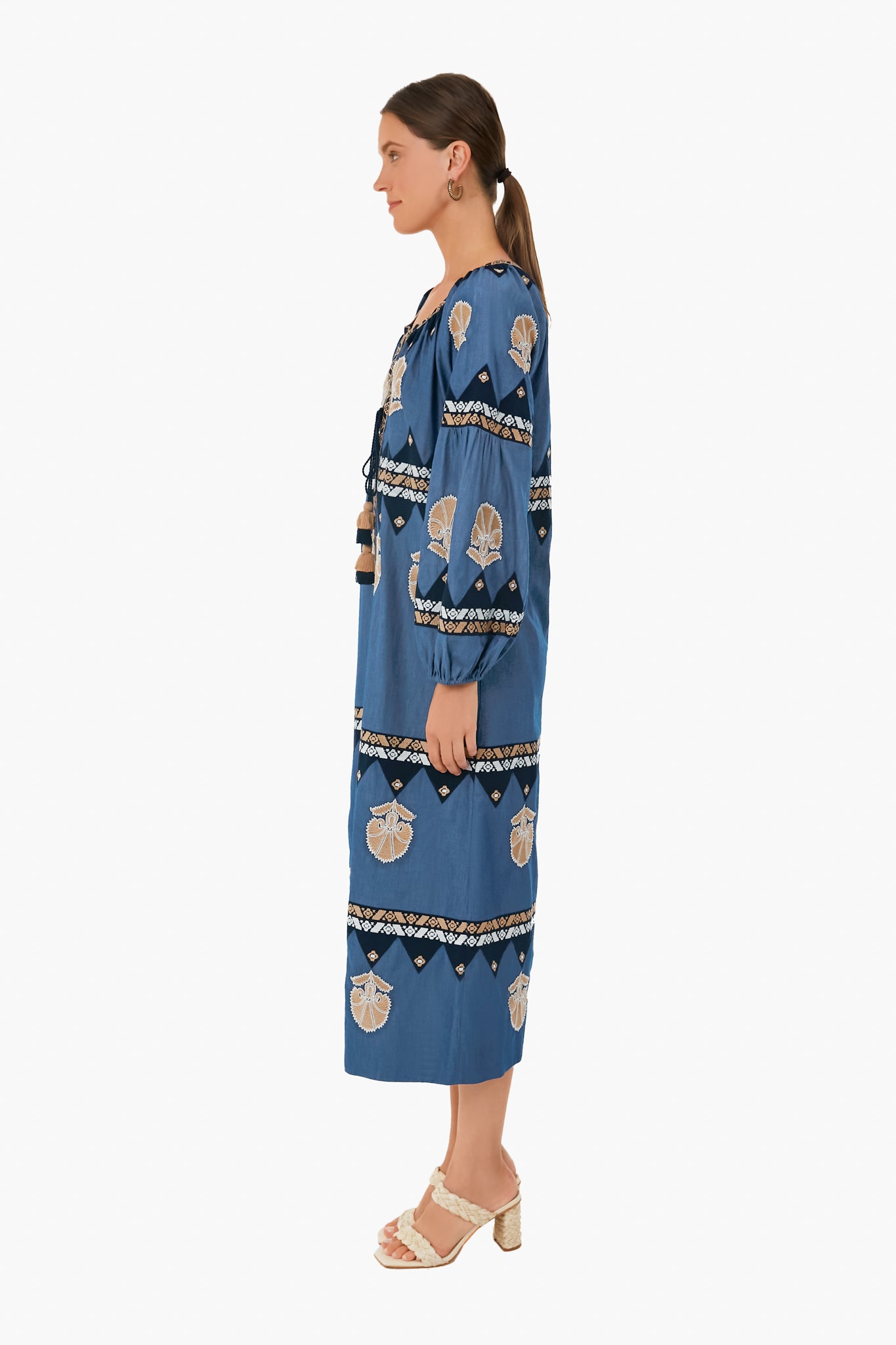 Chambray Blue Tula Long Dress