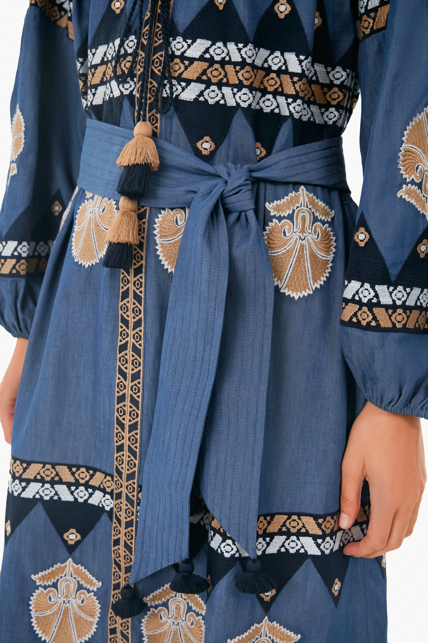 Chambray Blue Tula Long Dress
