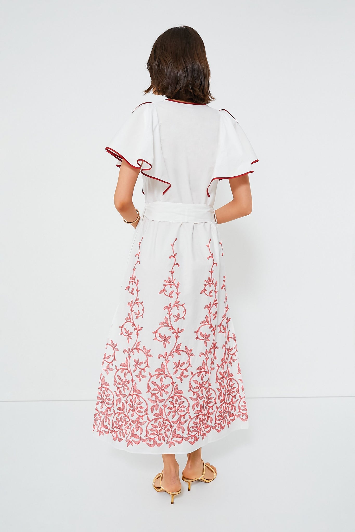 Strawberry Leaves Daisy Dress