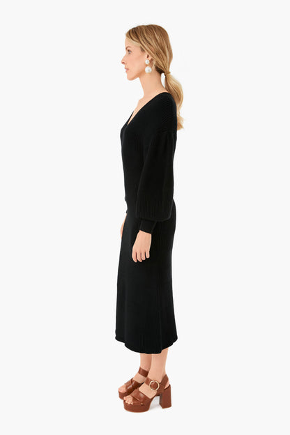 Black Carnation Dress