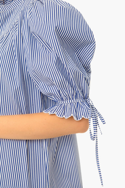 Blue Stripe Holloway Dress