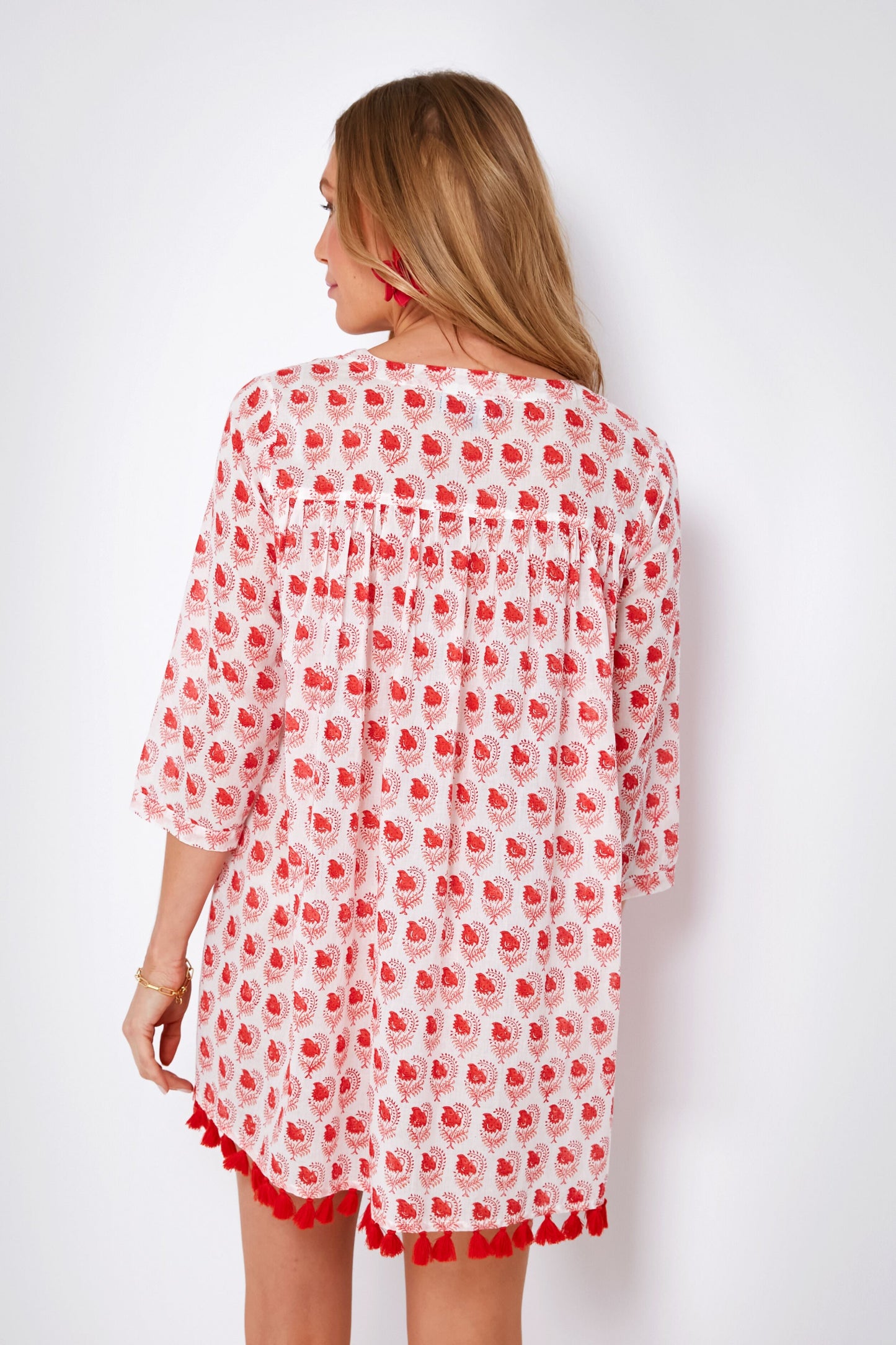 Red Caitlin Seychelles Tunic