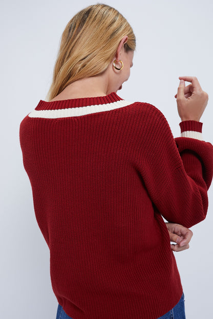 Washed Red Ashe Sweater