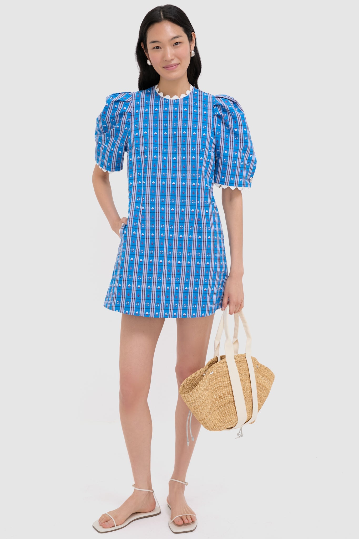 Blue Carmen Dress