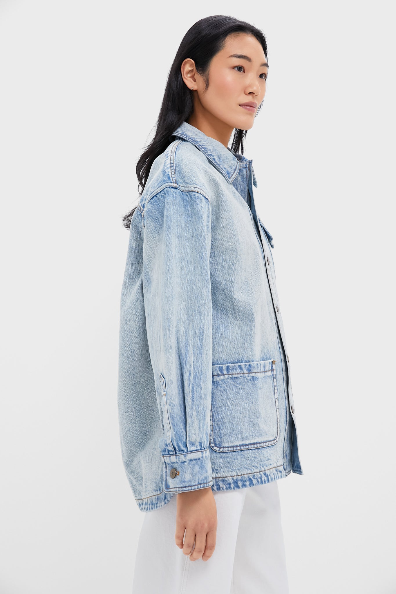Light Wash Denim Reese Barn Jacket