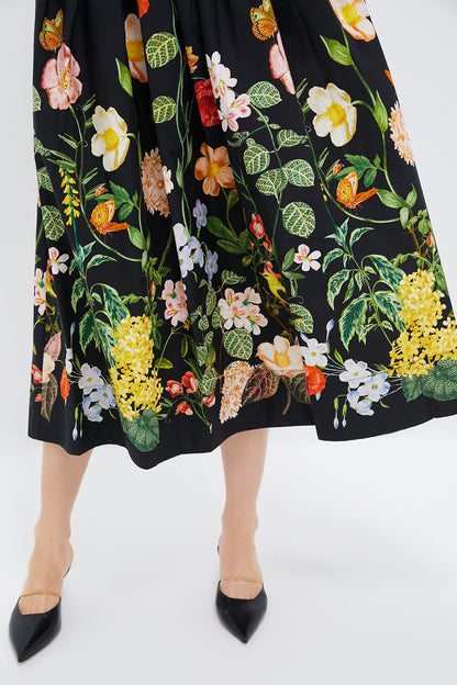 Nectar Black Alba Midi Dress