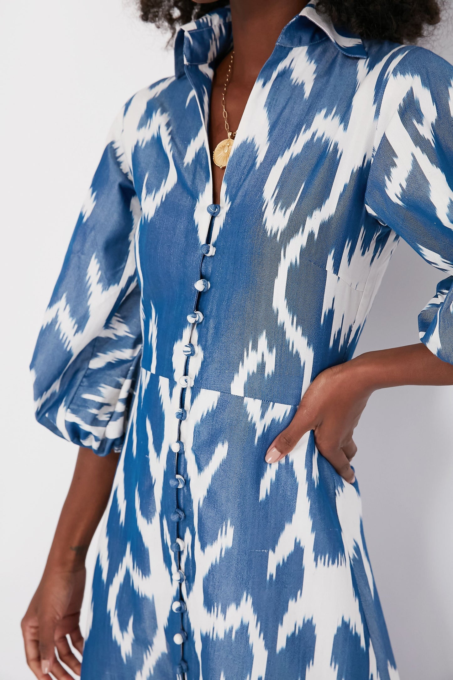 Blue Jodhpur Dress