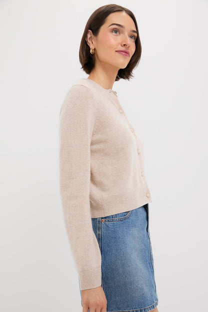 Sandstone Cashmere Riley Cardigan