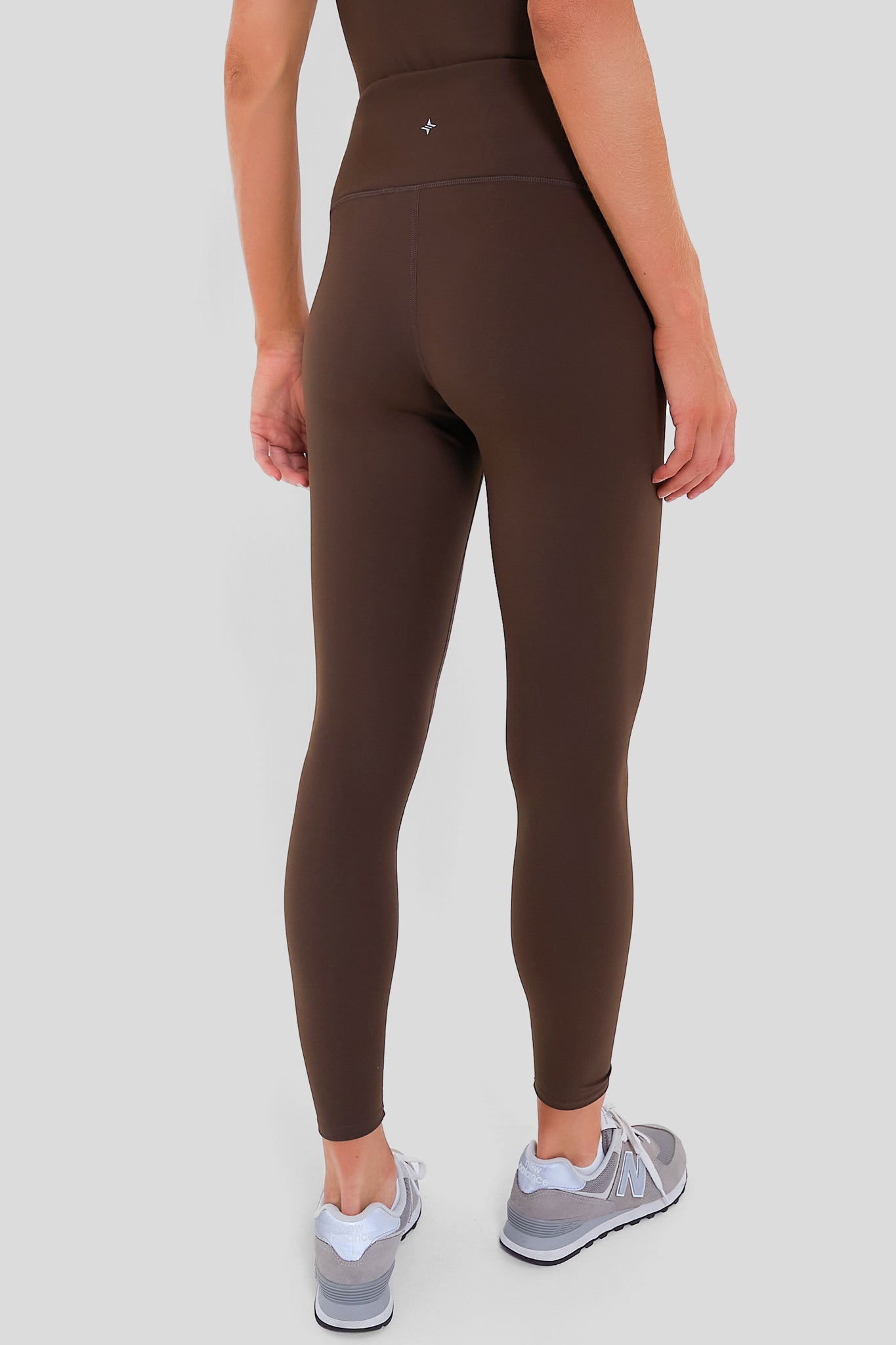 Chocolate Brown High Rise Compression Spandex MacKenzie Legging