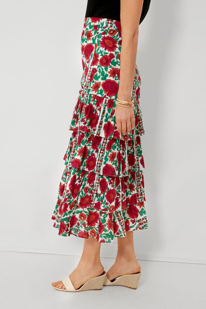 Pink Dijon Honduras Maxi Skirt