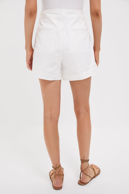 White Wells Chino Shorts