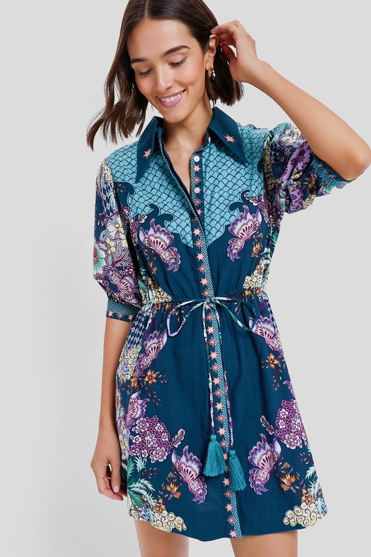 Navy Stargaze Celia Dress