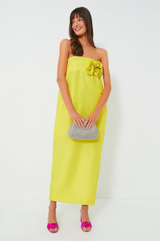 Neon Yellow Rosseta Dress