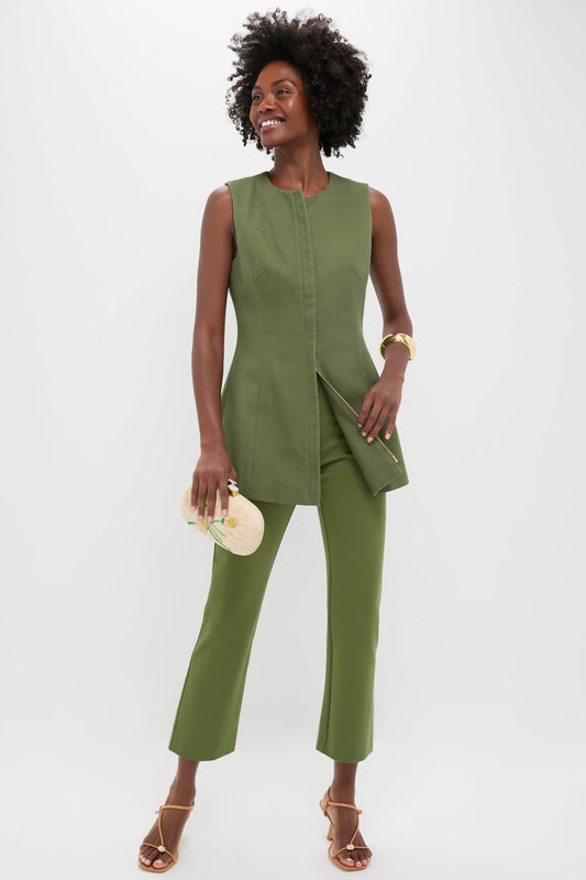 Green Rhoda Tunic Top