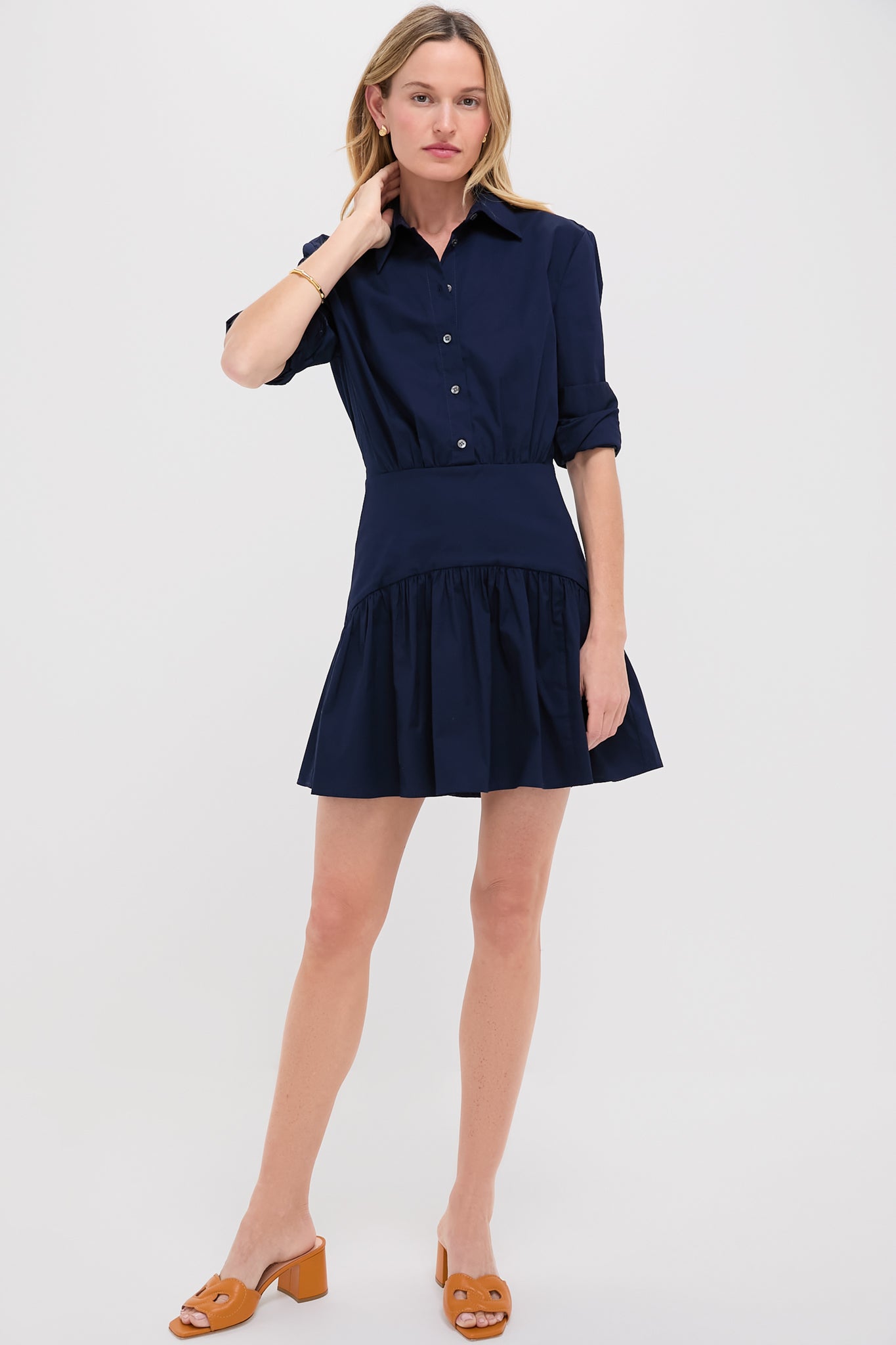 Navy Rocco Mini Dress