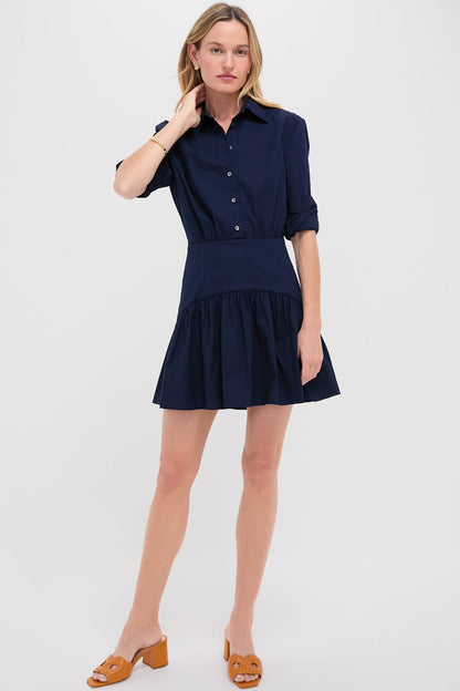 Navy Rocco Mini Dress