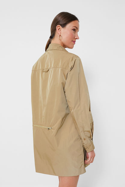 Khaki Backpack Dress