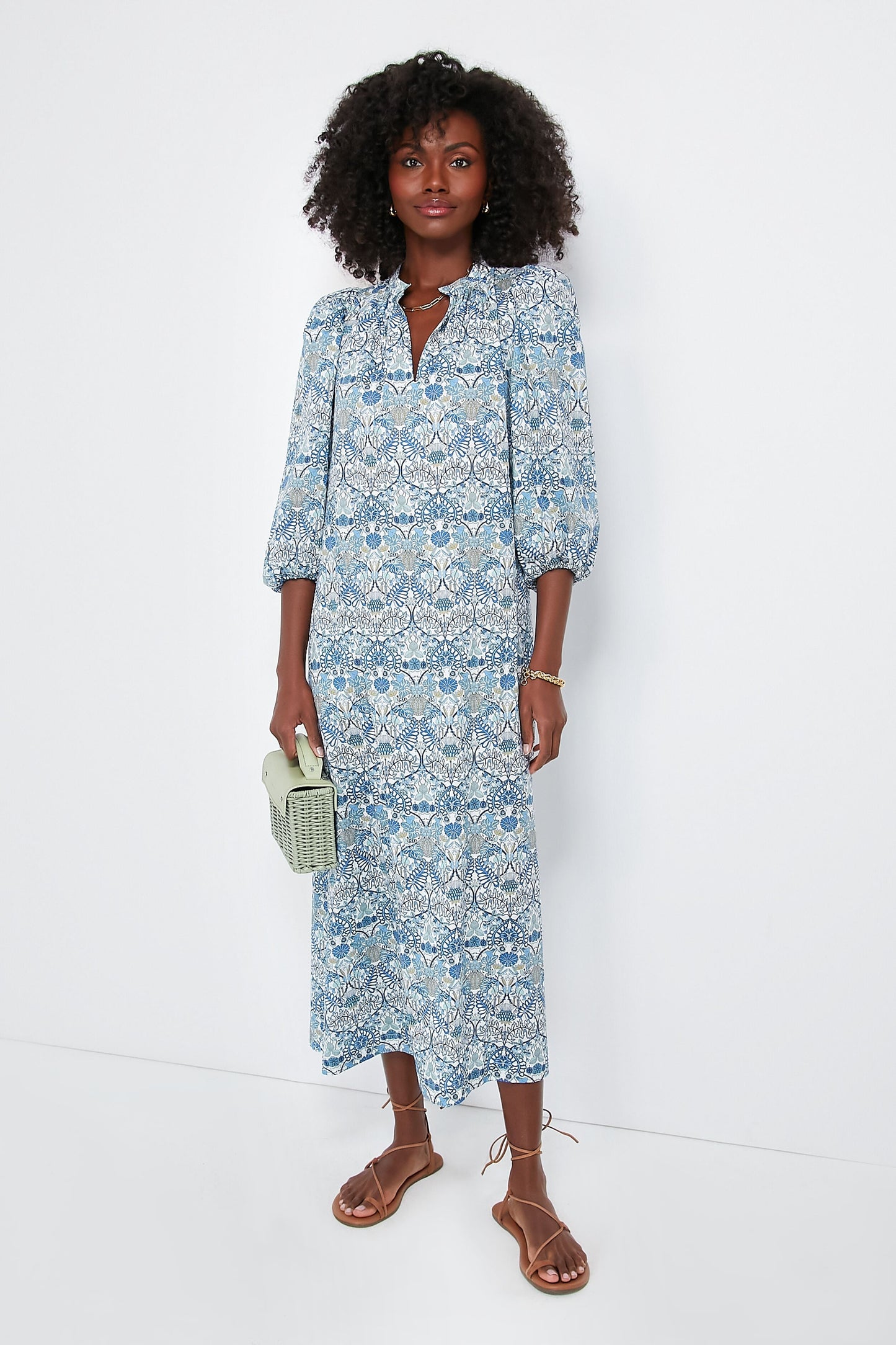 Blue Morris Allotment Maya Dress