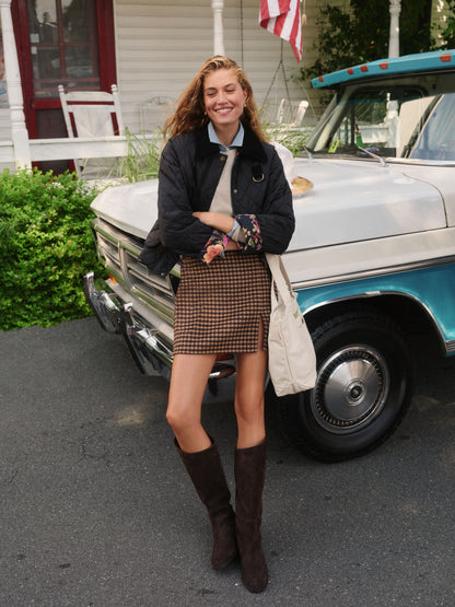 Noir and Noisette Mimi Mini Skirt