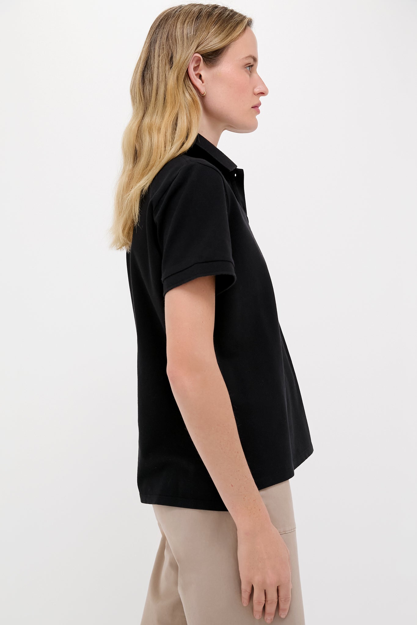 Black Pique Pique Murray Classic Polo