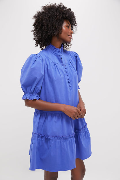 Azure Blue Selena Mini Dress