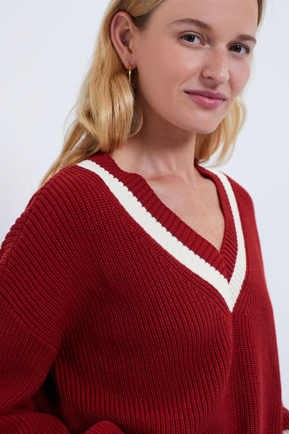 Washed Red Ashe Sweater