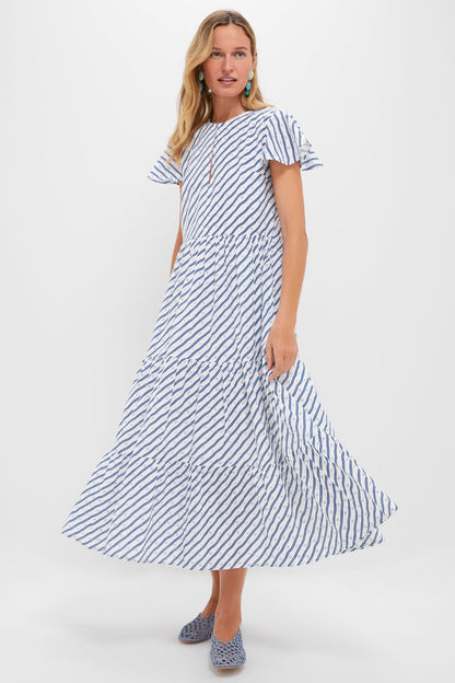 Dipsy Navy V-Neck Maxi Dress