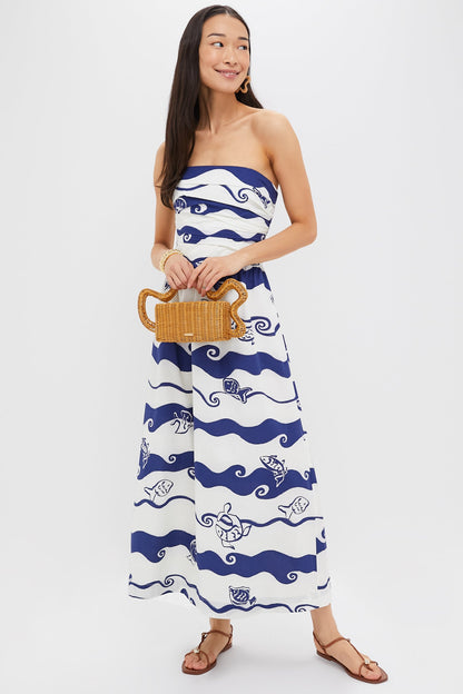 Painted Print Maxi Dress