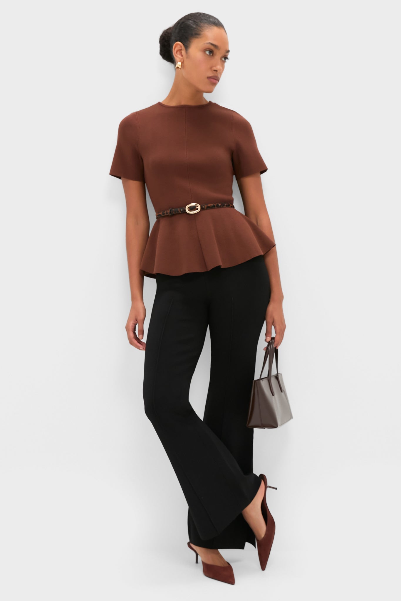 Black Hana Pull On Full Flare
