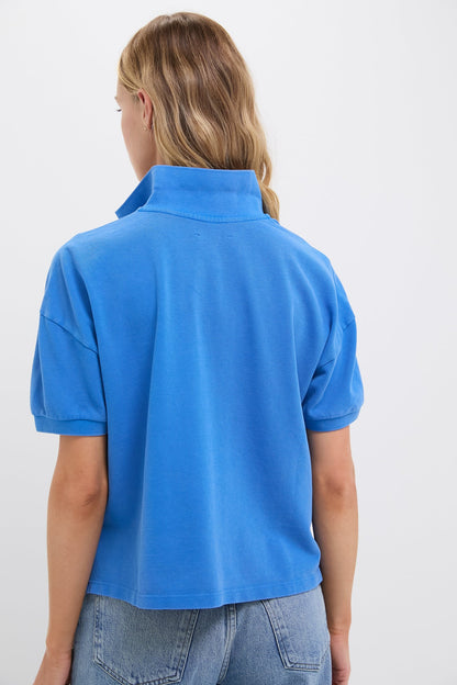 Blue Pique Holmes Boyfriend Polo