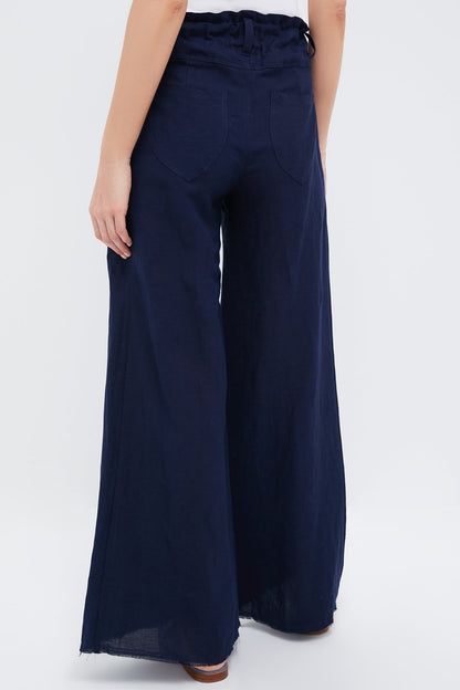 Midnight Tulip Wide Leg Pants