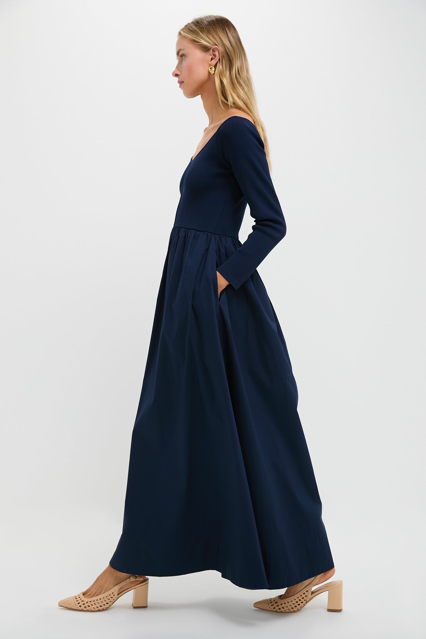 Navy Clea Dress