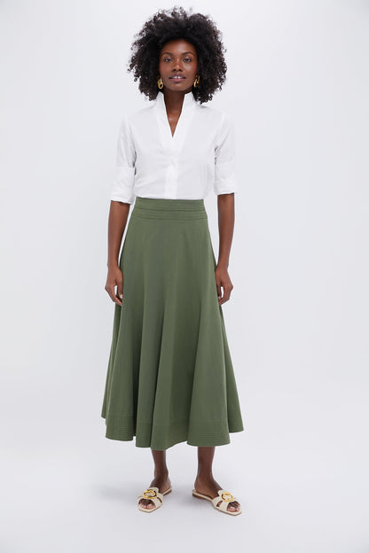 White Bessette Button Down