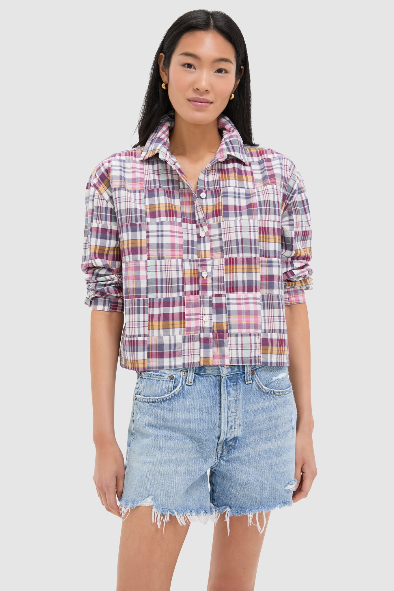 Faded Prep Patchwork Jasper Button Down