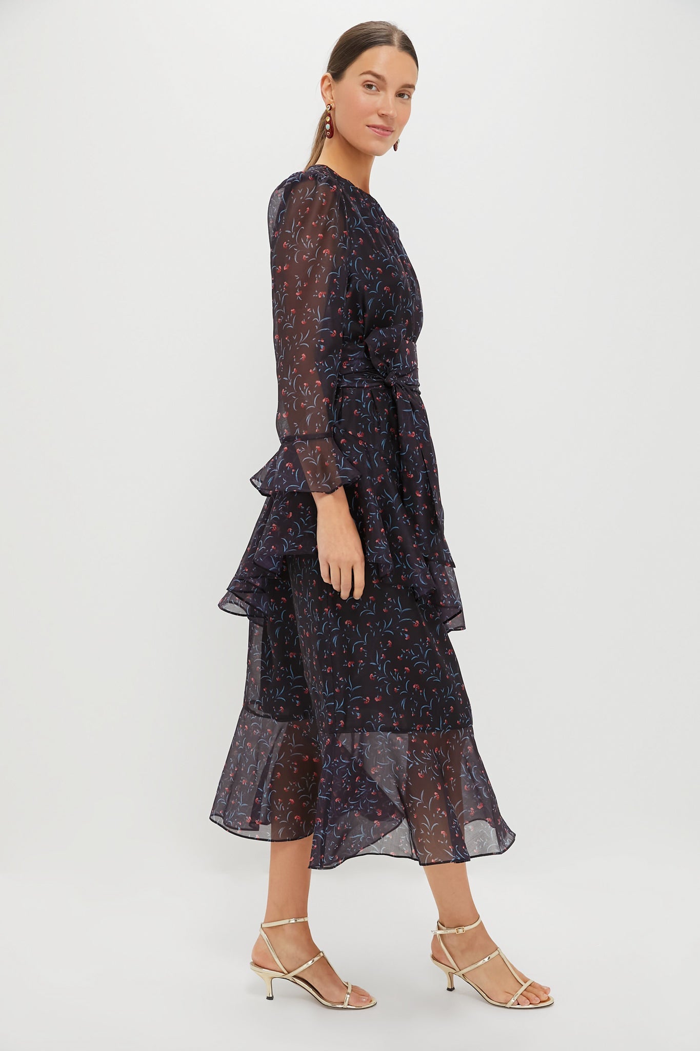 Midnight Oleander Sasha Dress