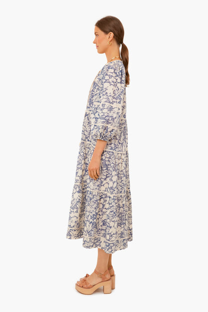 Tassel Tie Blouson Dress