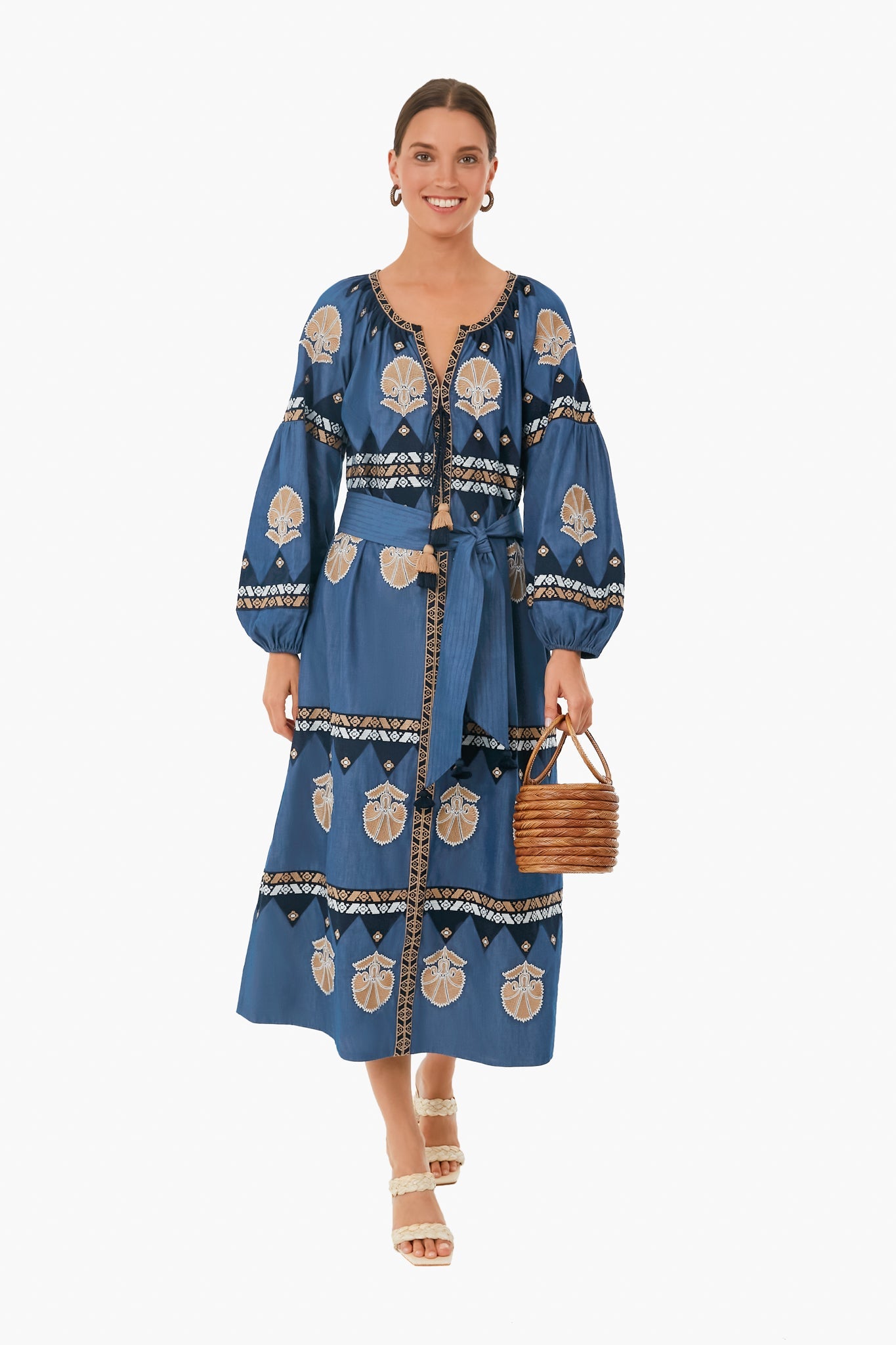 Chambray Blue Tula Long Dress