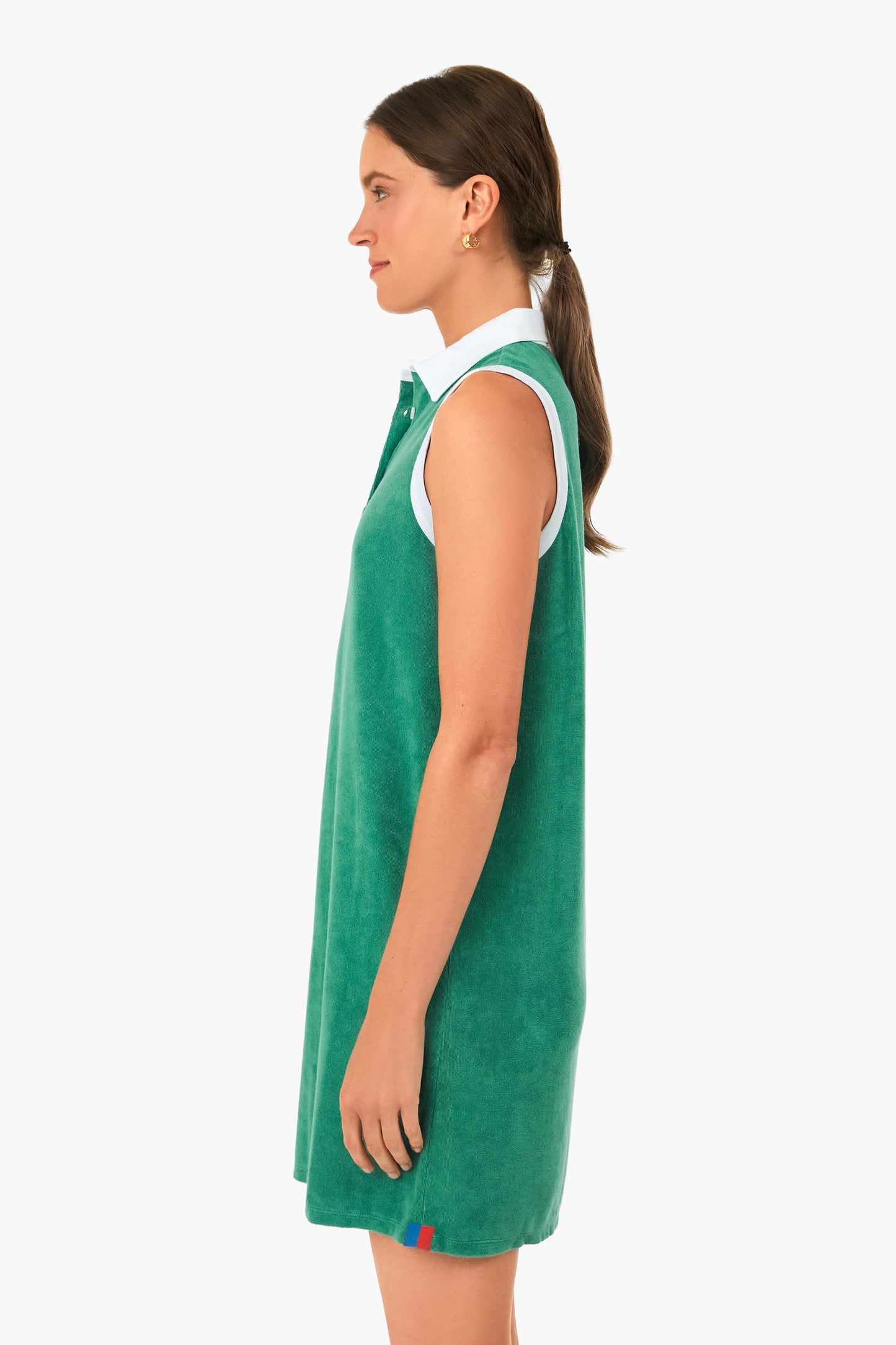 The Green Terry Polo Dress