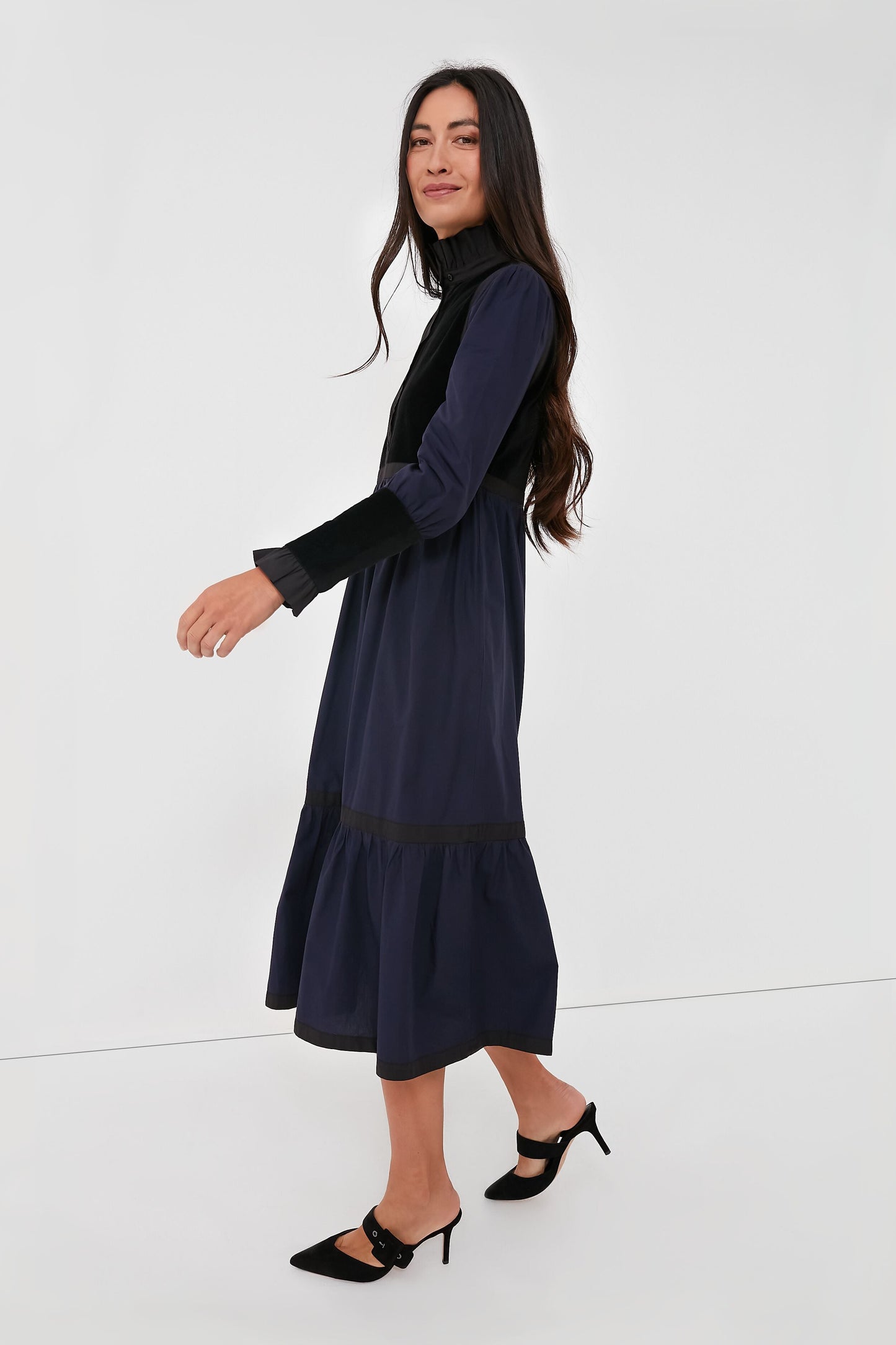 Navy Kavita Dress