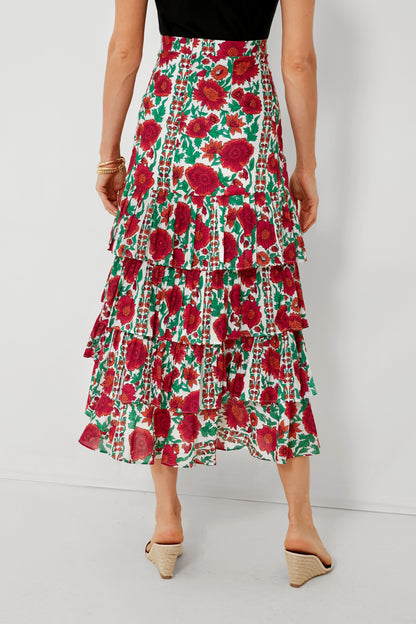Pink Dijon Honduras Maxi Skirt