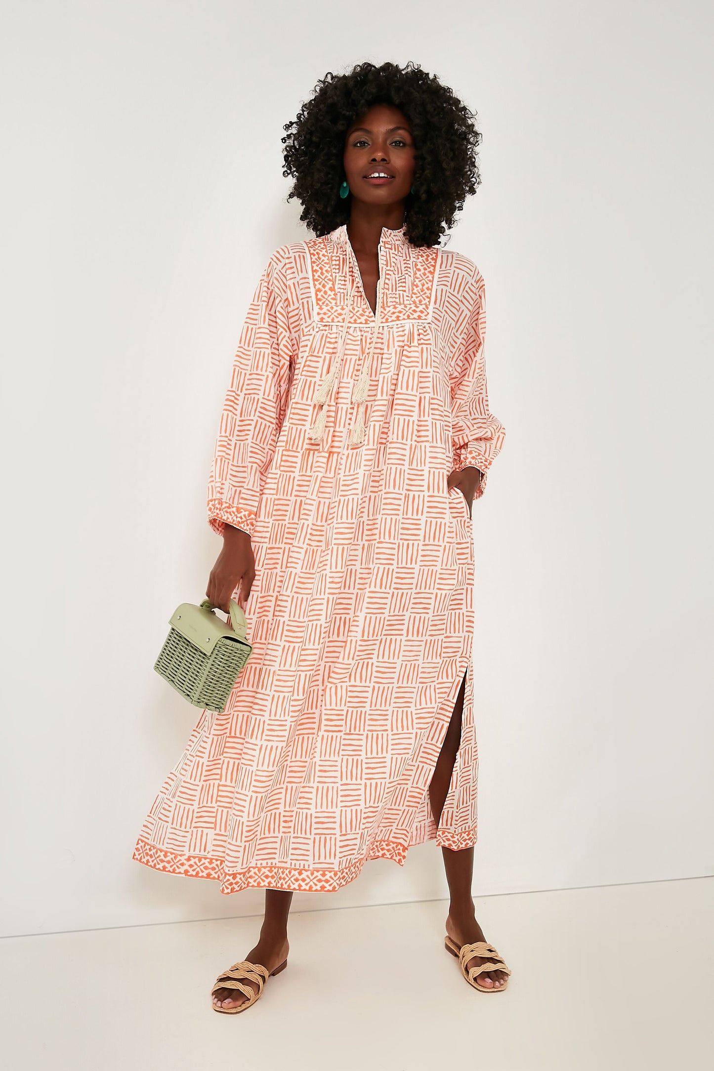 Coral Endless Summer Kaftan