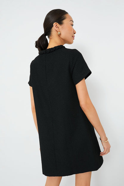 Black Tweed Jackie Dress